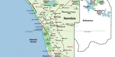 რუკა ნამიბია
